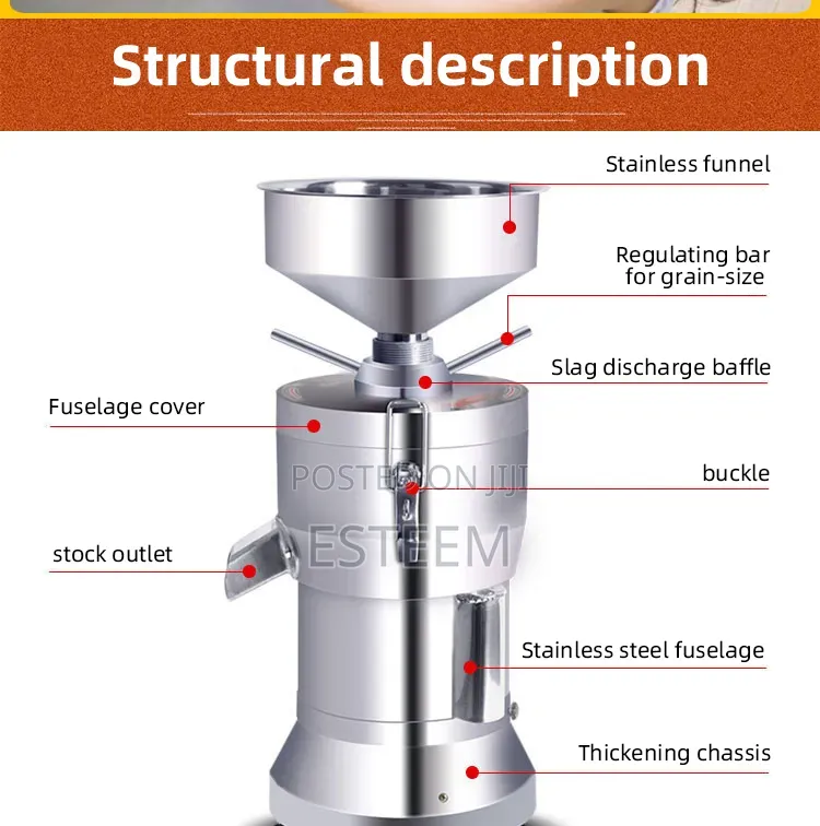 Tigernut/Soybean Milk Extractor