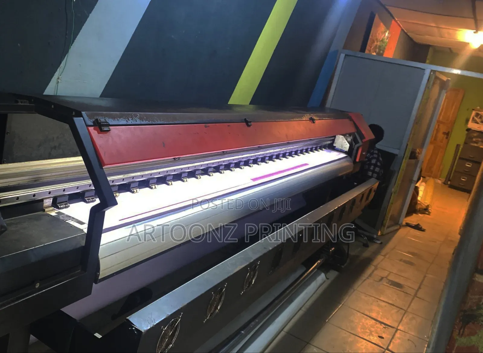 Used Xp600 10ft Large Format Printing Machine