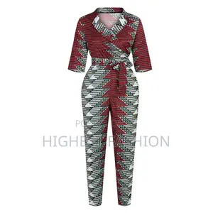 Short Sleeve High Waist Print Outfit