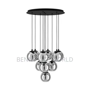 18 Head Dropping Pendant Glass Chandelier Light