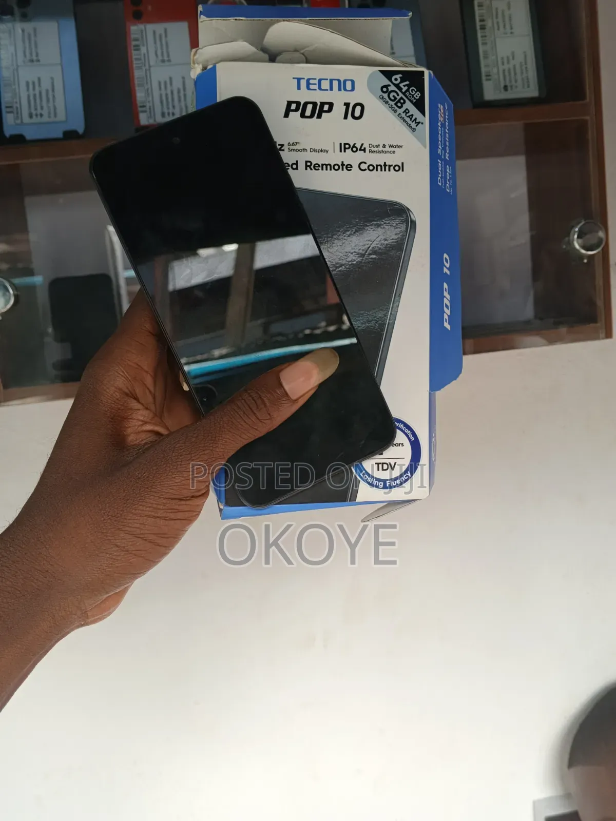 Tecno Pop 10 64 GB Black