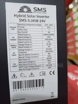 5 Kva 24v SMS Hybrid Inverter