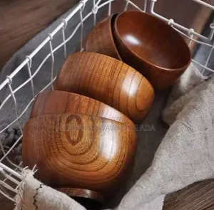 Wooden Soup Bowl