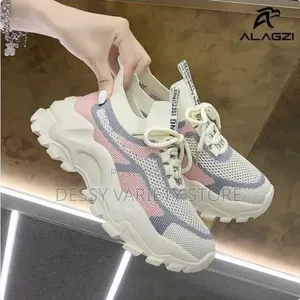 Alagzi Ladies Classic Fashion Casual Shoes Sneakers - Pink