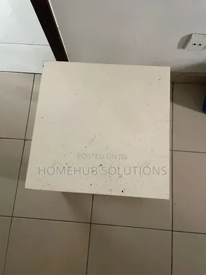Round Wooden Dining Table With Two Side Stools