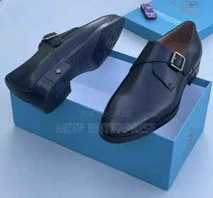 Italian Leather Monkstrap Shoe for Men