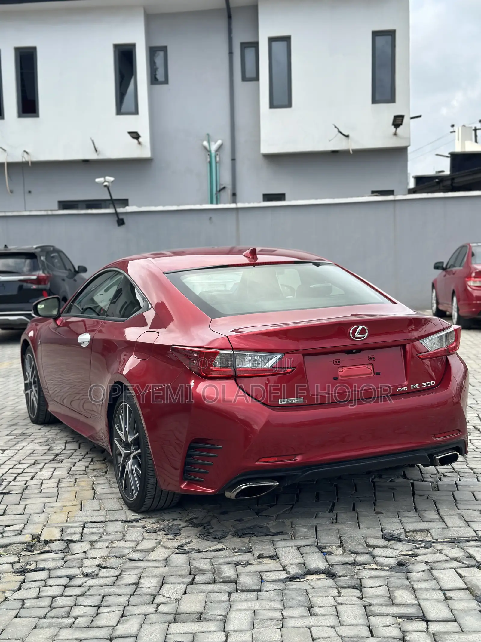 Lexus RC 350 AWD 2015 Red