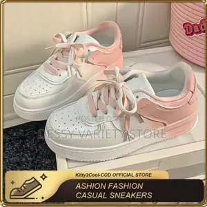 Ashion 2025 Ladies Fashion Casual Sneakers - Pink