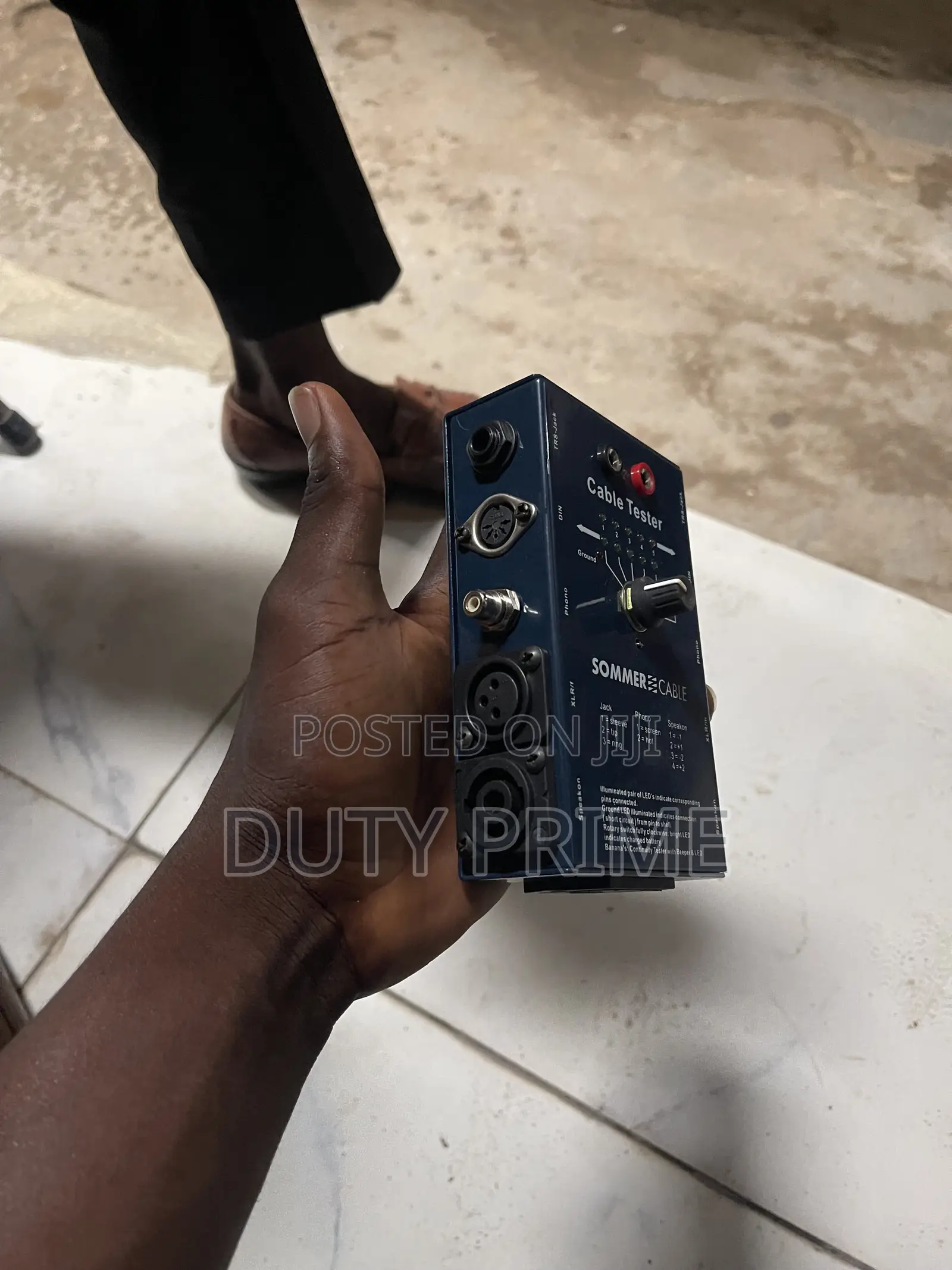 Sommer Cable Tester – Professional Audio Network Cable Testing Tool