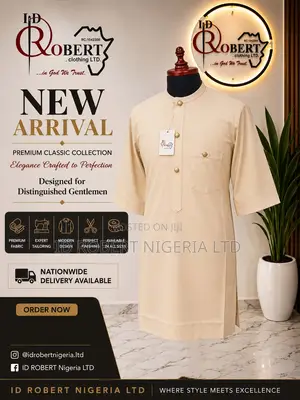 Premium Men's Senator Kaftan| Custom Made By Id Robert Nigeria Ltd