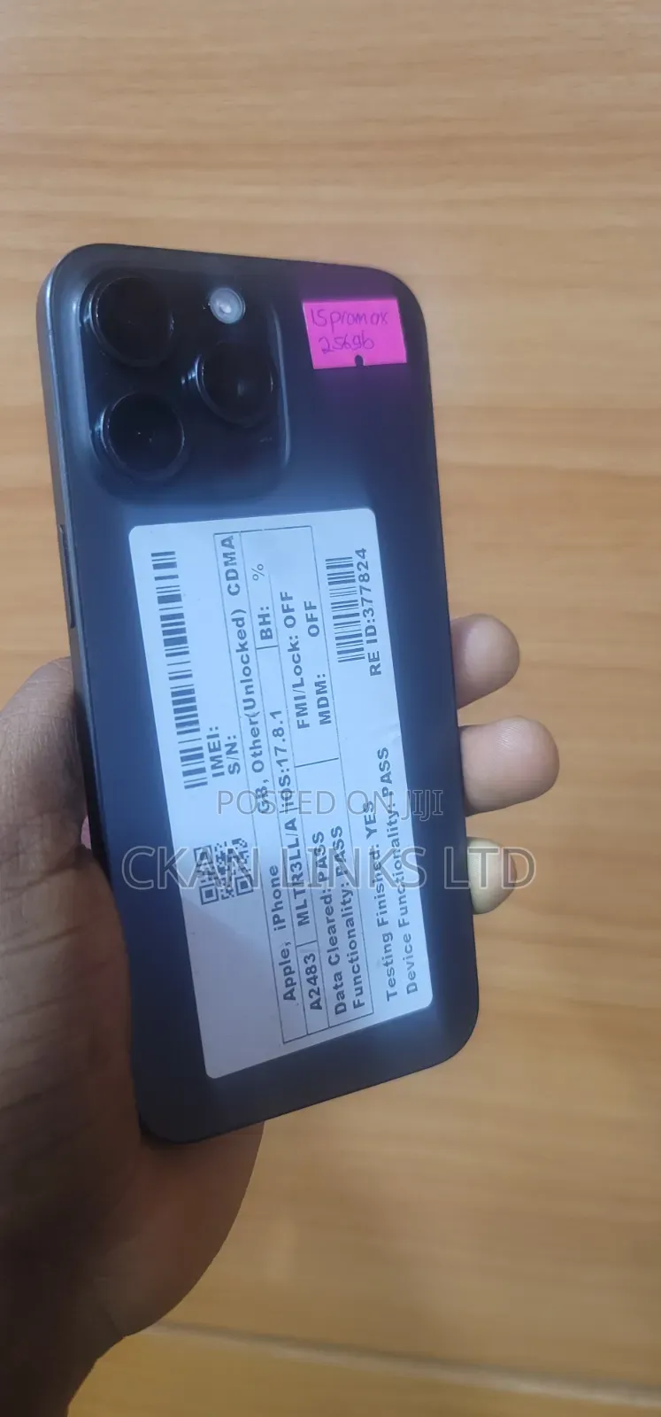 Apple iPhone 15 Pro Max 256 GB Black