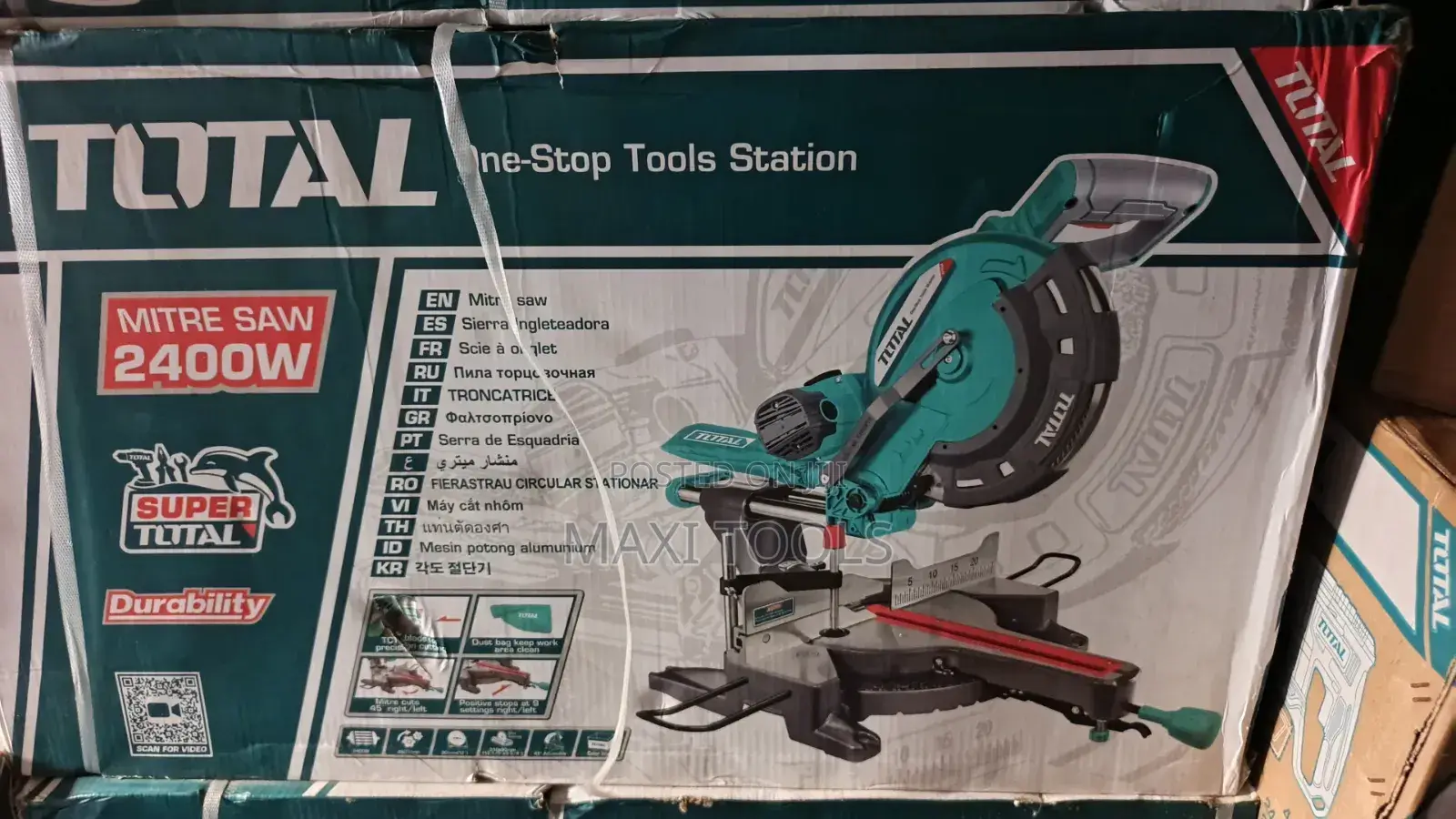 Total Tools 2400w Sliding Compound Mitre Saw (Model: Ts