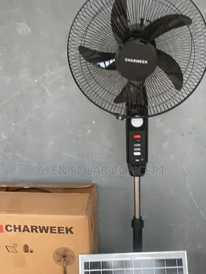 Charweek 16 Inches Solar Fan