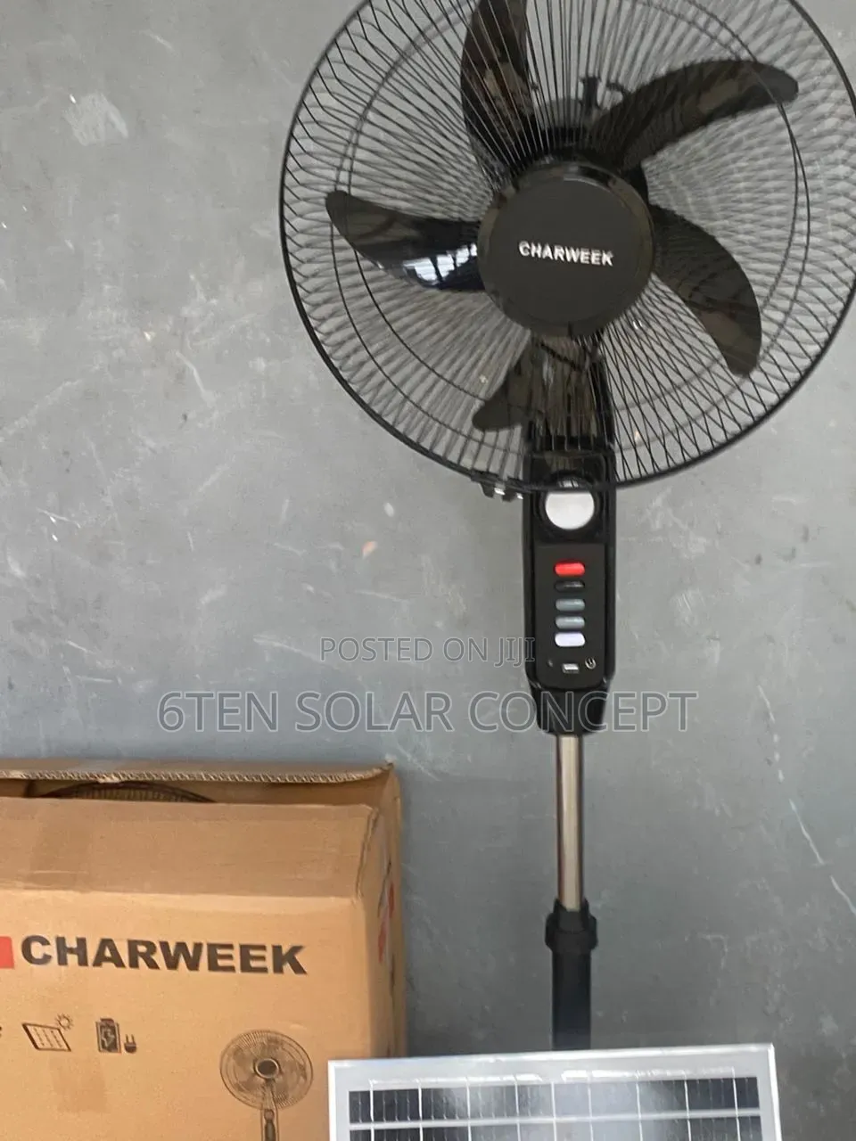 Charweek 16 Inches Solar Fan