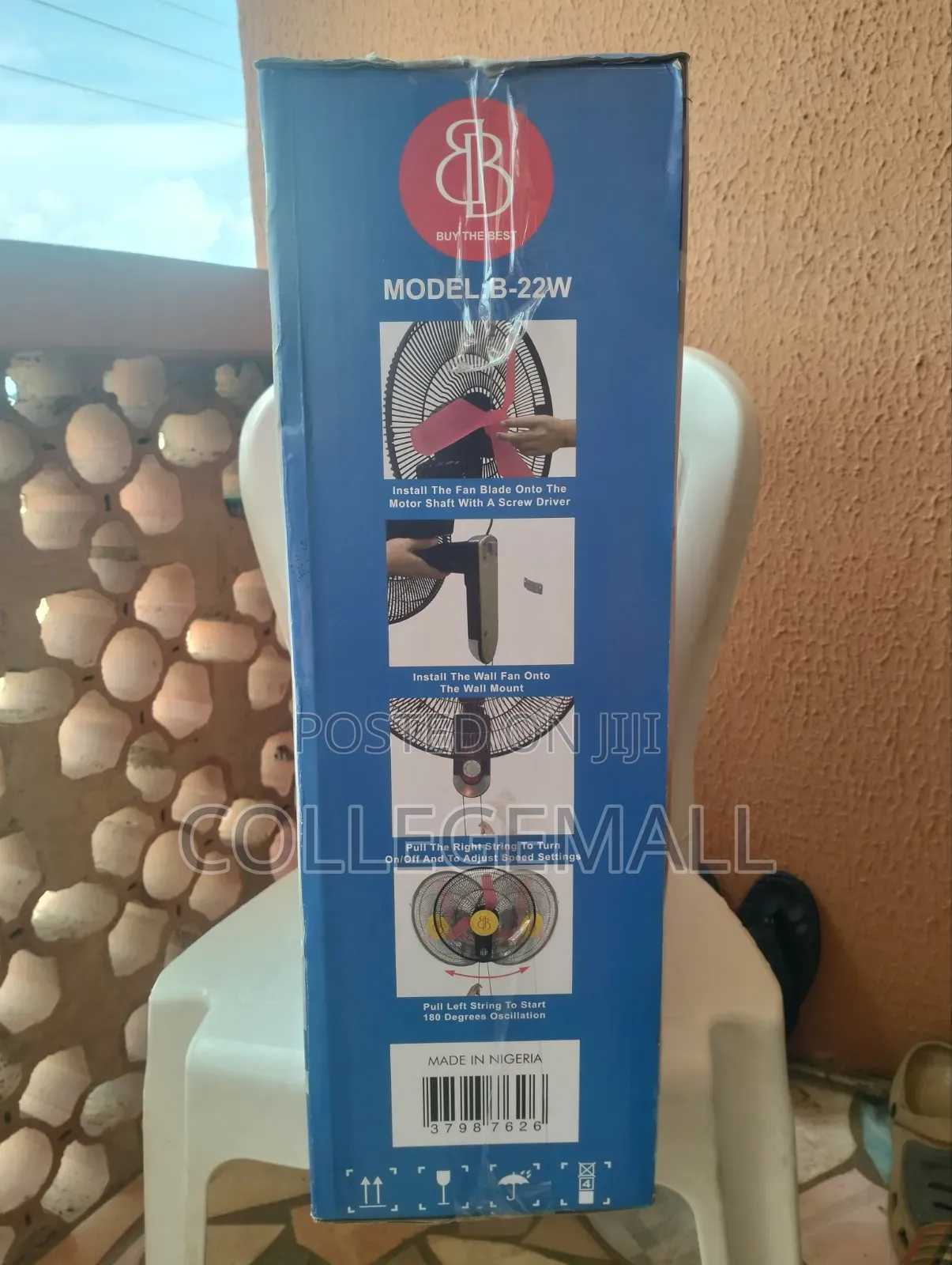 Bb Wall Fan 18"