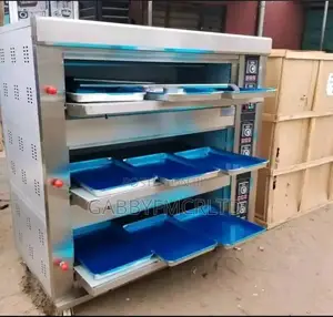 Industrial 3 Deck 9 Trays Economy Electric Gas Oven