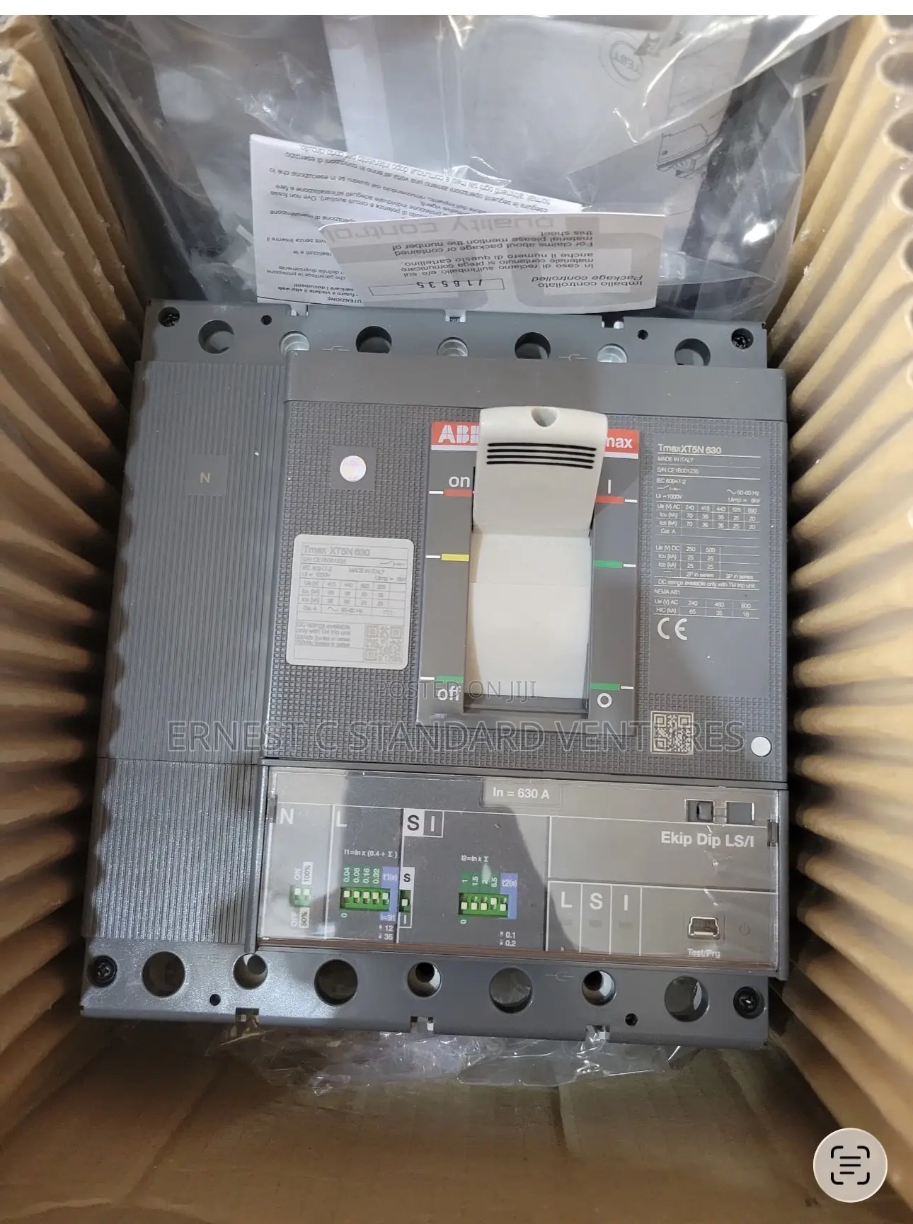 Abb McCb Breaker 630a 4p