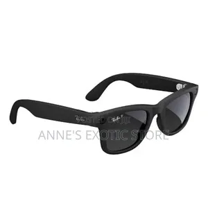 Ray-Ban Black Wayfarer Sunglasses Uv400 Unisex Eyewear