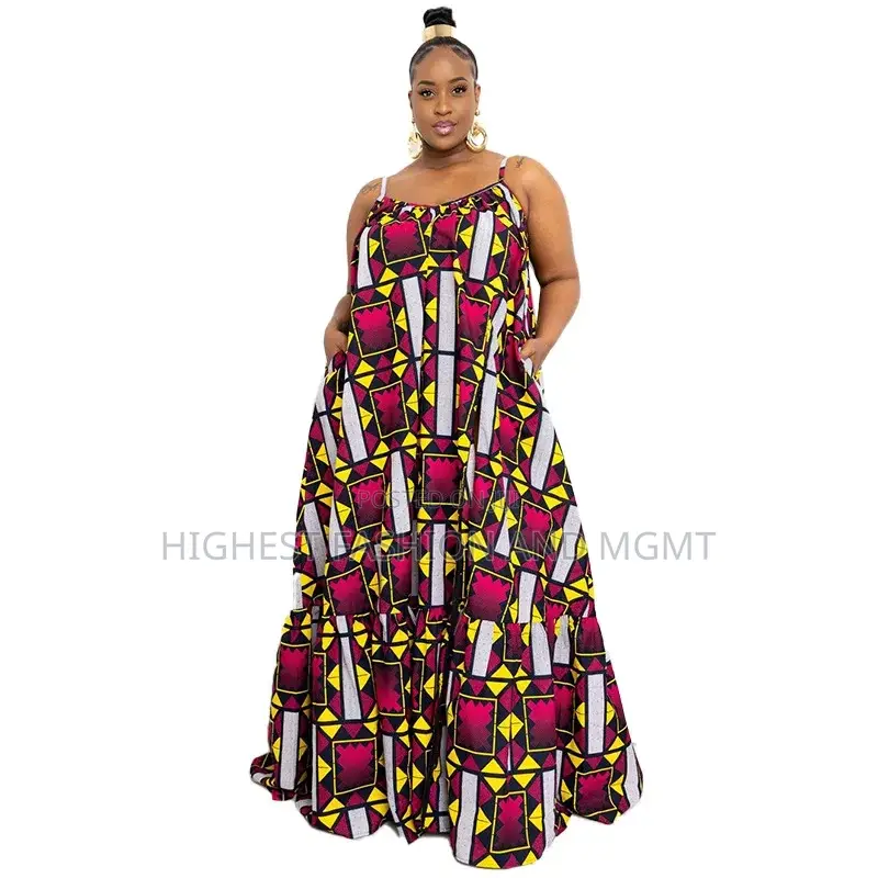 Loose Ankara Maxi Dress