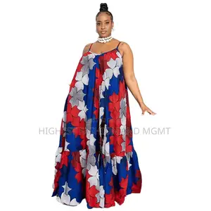 Loose Ankara Maxi Dress