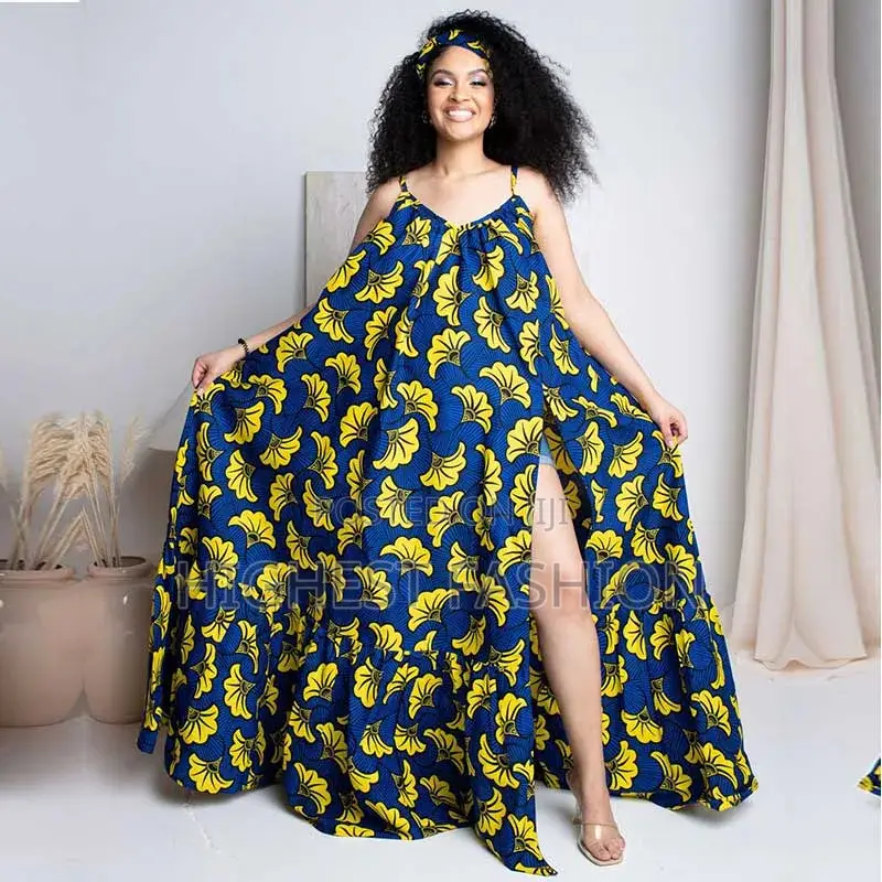 Loose Ankara Maxi Dress