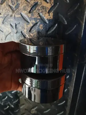Body Scrub Jar Black