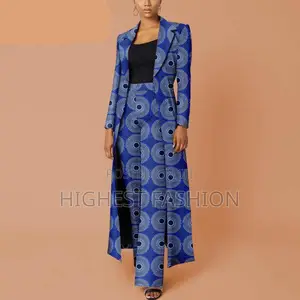 Ankara 2 Piece Long Sleeve Jacket and Pant