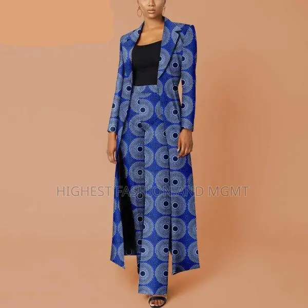 Ankara 2 Piece Long Sleeve Jacket and Pant