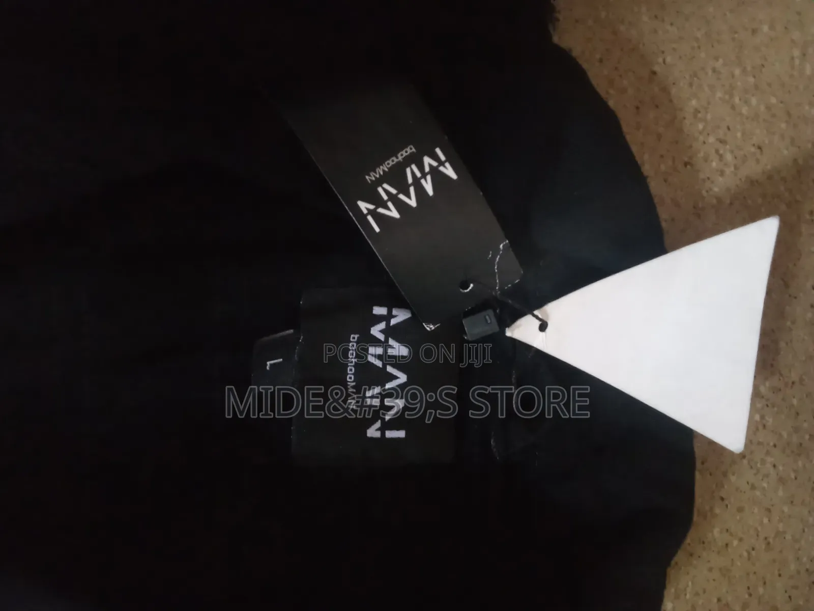 Boohooman Crazy/Distressed Black Denim Jacket