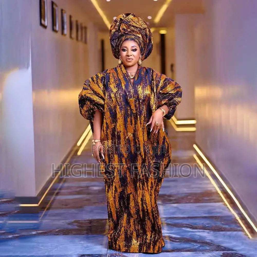 Jacquard Boubou Dress