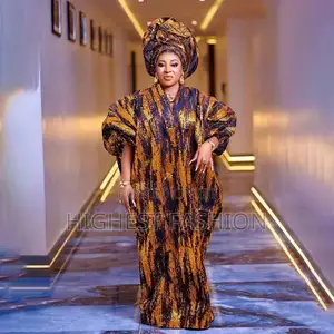Jacquard Boubou Dress