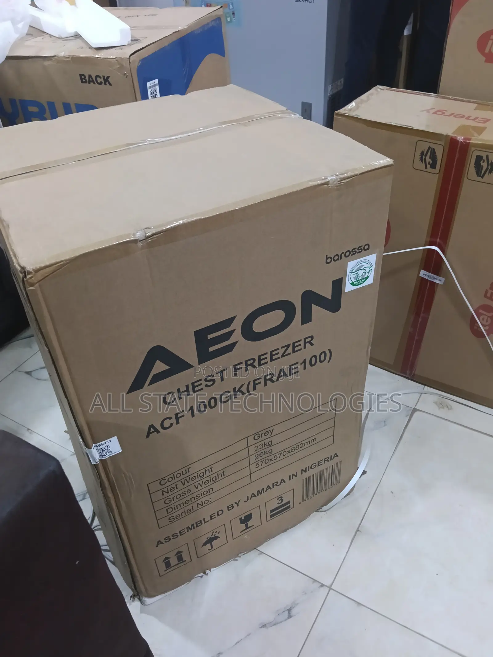 Aeon Chest Freezer Acf100gk 102l