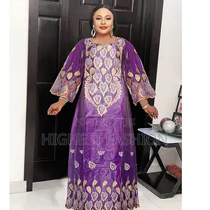 Embroidery Boubou Ankara Outfit
