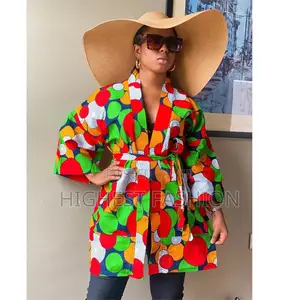 Ankara Pocket Kimono Outfit