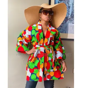 Ankara Pocket Kimono Outfit