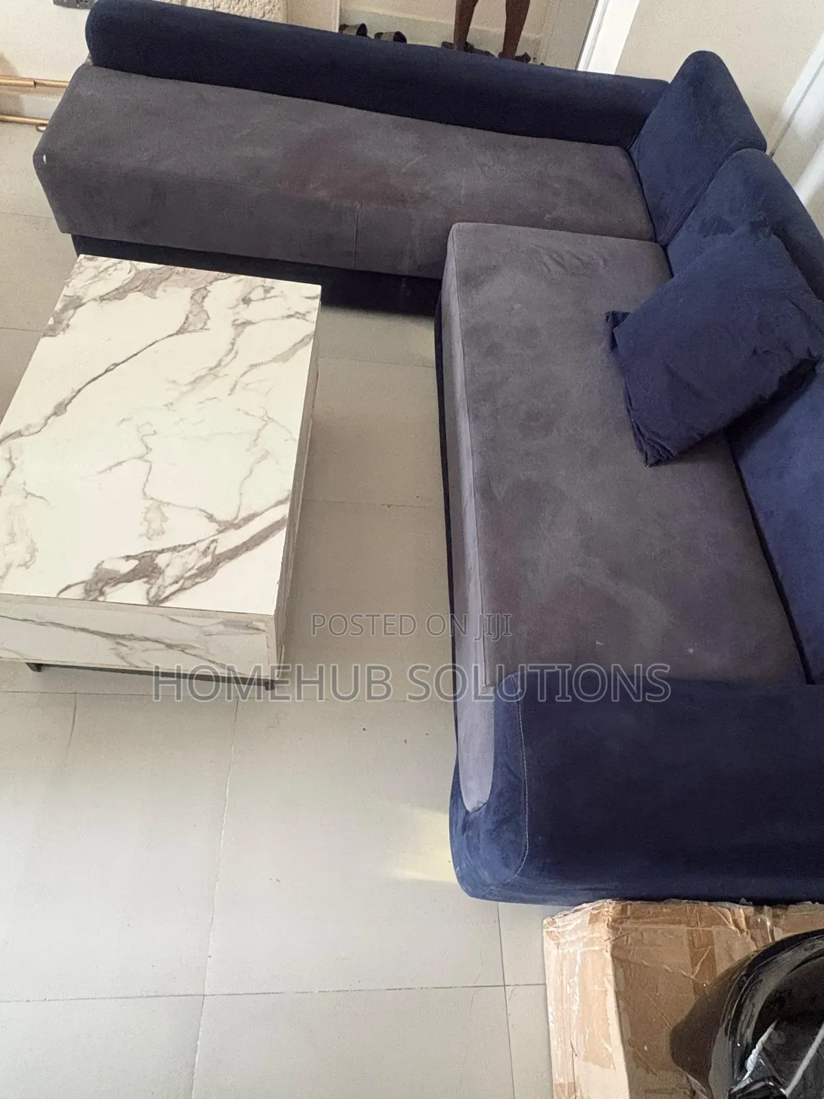 Lshaped Sofa With Center Table