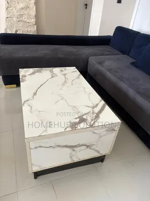 Lshaped Sofa With Center Table