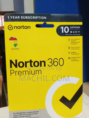 Norton 360 Premium10 User 1 Year Subscription