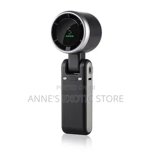 3-in-1 Foldable Turbo Handheld Fan With Led Display