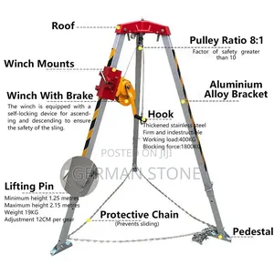 Confined Space Rescue Tripod,