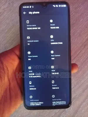 Tecno Spark 10C 128 GB Gray