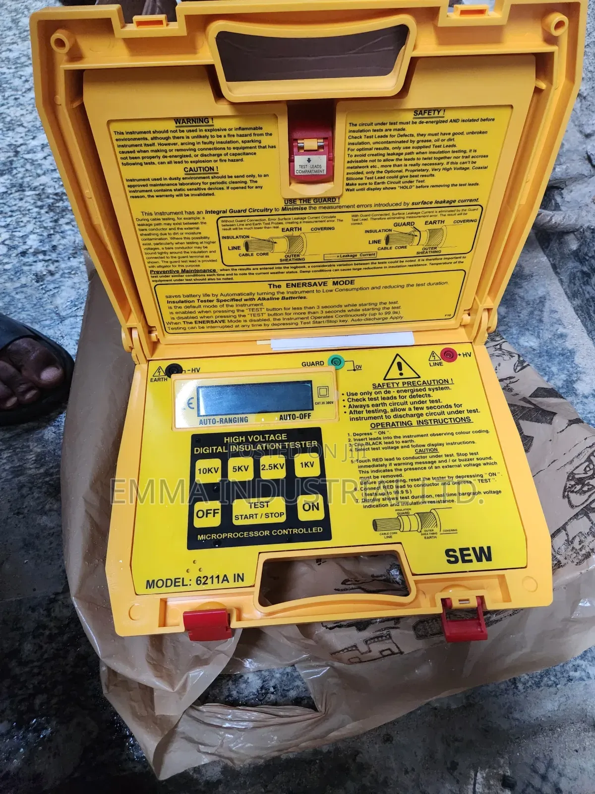 Sew 6211a Digital High Voltage Insulation Tester