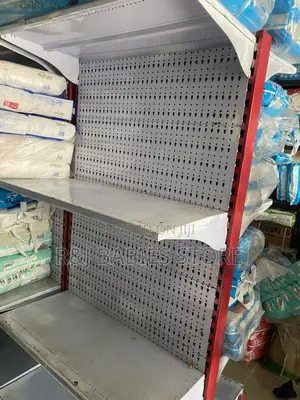 Double Sided Supermarket Display Shelf for Sale Neatly Used