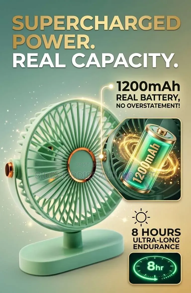 Rechargeable Fan
