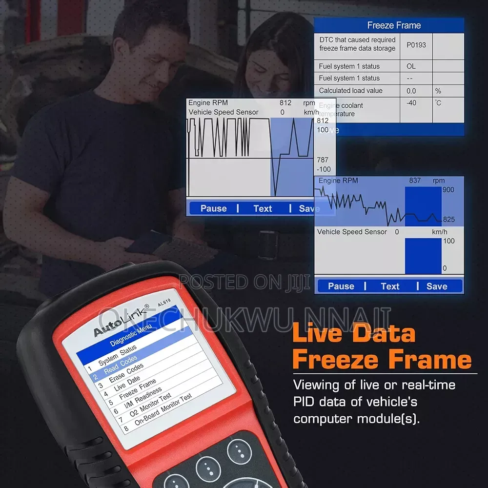 Abs/SRS + Can Obd2 Diagnostic Tool Al619