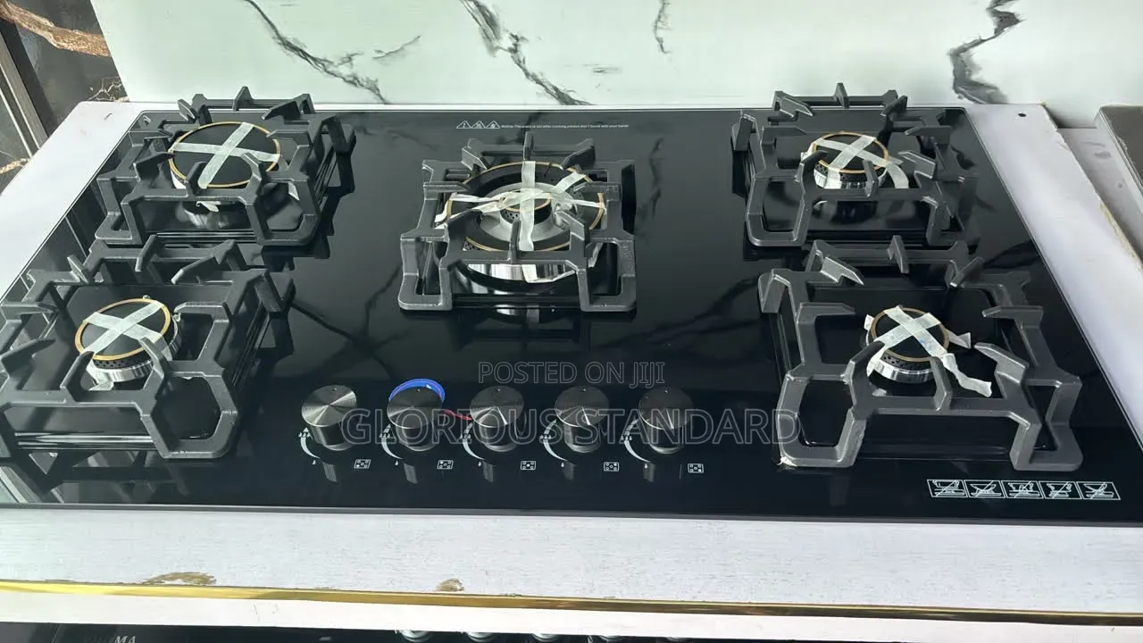 5"" Ways Burner Glass Black