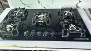 5"" Ways Burner Glass Black
