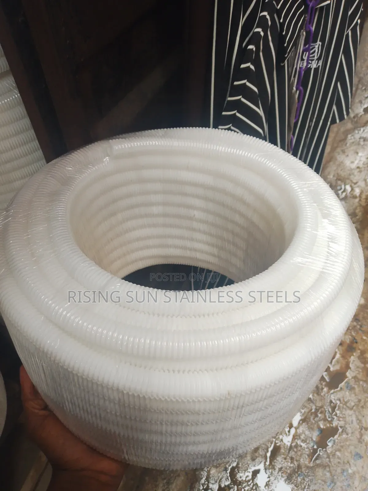 Flexible Conduit Pipe White