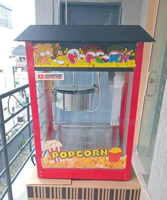 Black Pop Corn Machine