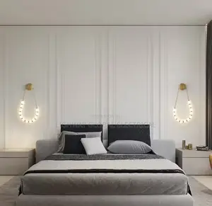 Creative Designer Pearl Necklace Luxury Wall Light 